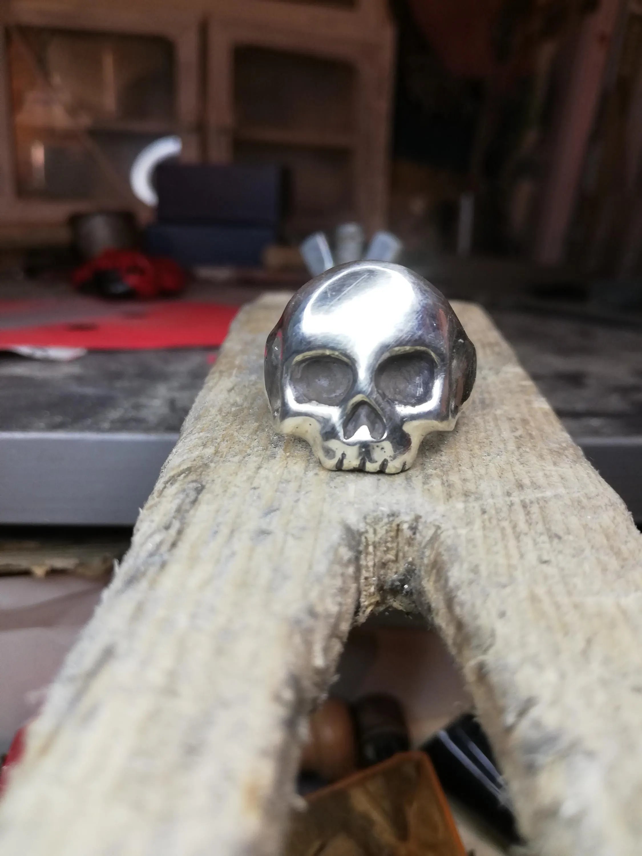 Anillo de Calavera en Plata de ley
